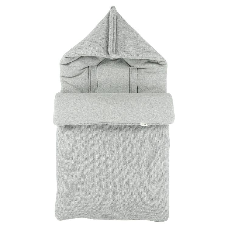 Voetenzak Trixie, geschikt voor autostoel groep 0+ | Grain grey | Paradisio