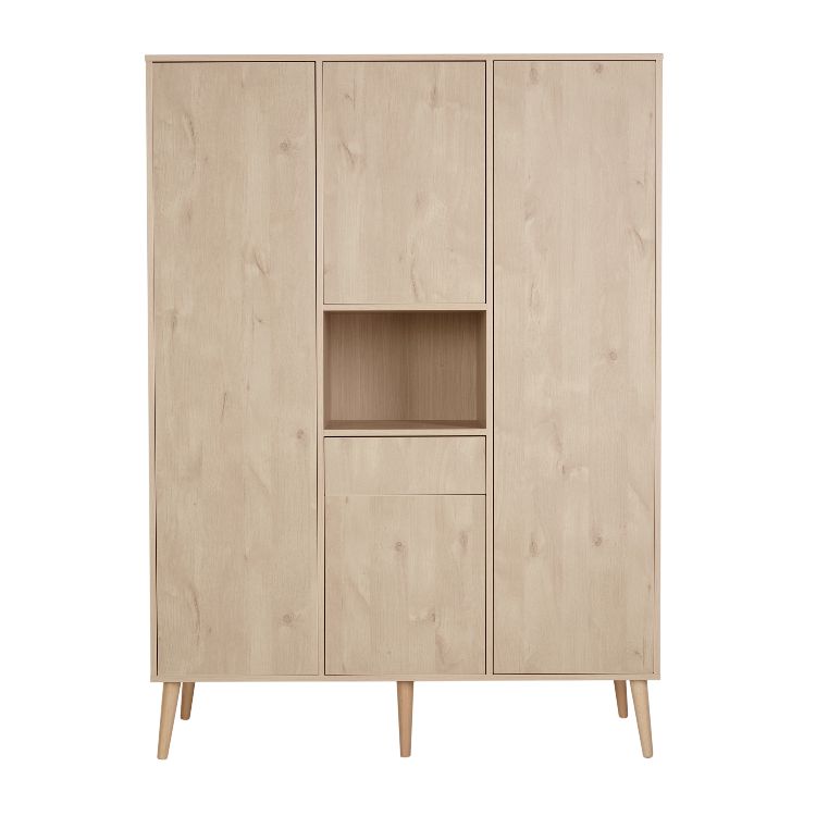 Kast Quax, Cocoon Natural Oak, Cocoon Natural Oak Wardrobe XL, 4-deurs