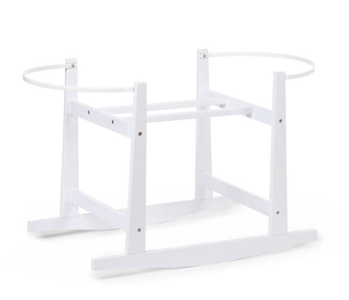 Draagmand/wieg staander Childhome Rocking Stand, geschikt voor Childhome Moses basket/Moses basket + Jersey cover
