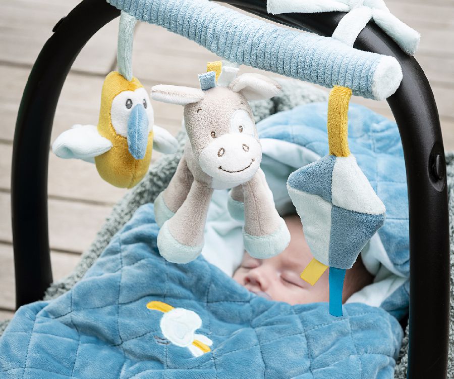 Voetenzak Nattou Babynest, geschikt voor autostoel groep 0+ | Tim \u0026 Tiloo |  Paradisio