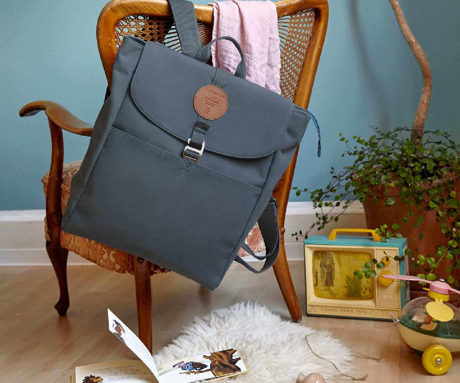 Verzorgingstas Laessig Adventure Backpack, rugzak met luiermat | Green Label