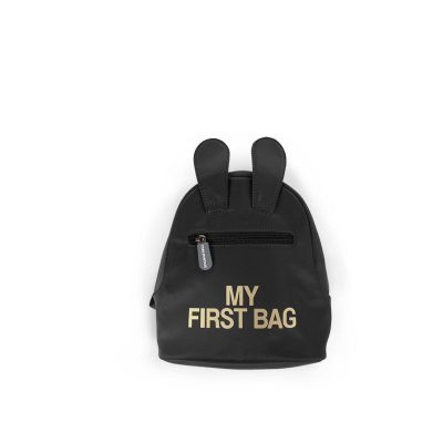 Rugzak Childhome My First Bag Nylon | Nylon black-gold