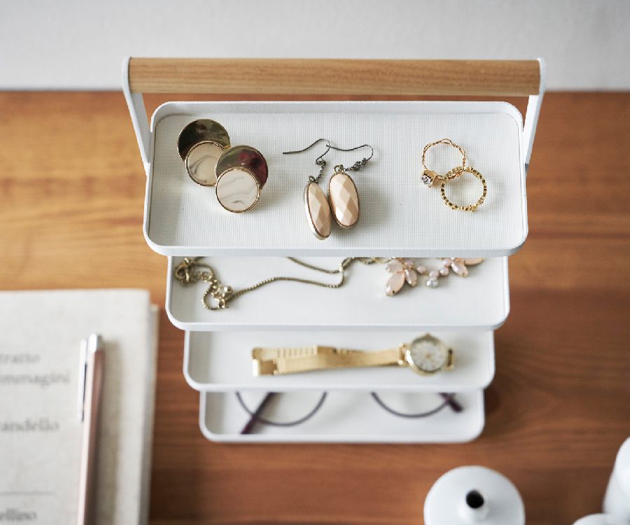Organiser Yamazaki accessory Tray 4 Tiered