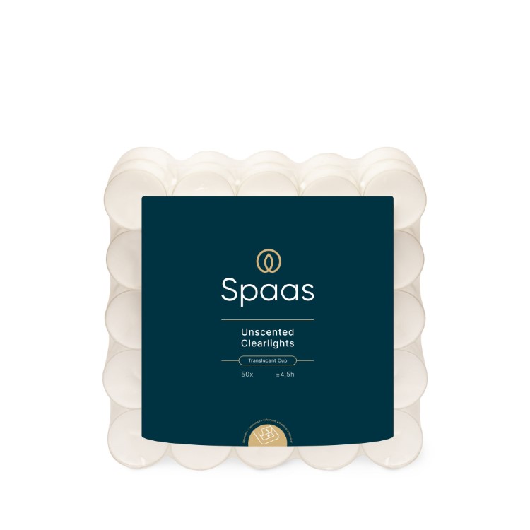 Kaars Spaas, Clearlights, theelicht | Essential
