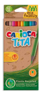Potlood Carioca Tita, kleurpotlood | Eco