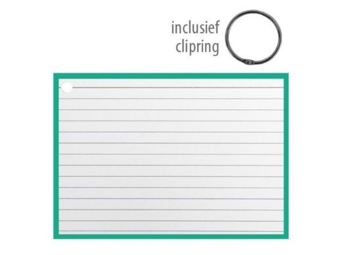 Papier Flashcards A7 steekkaart