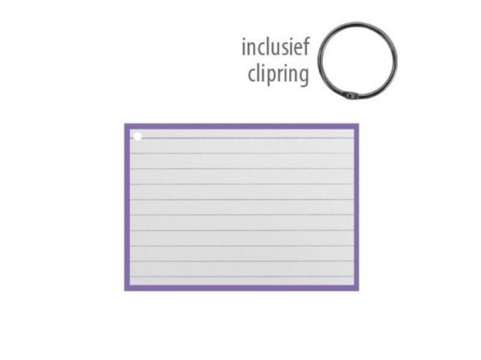 Papier Flashcards A7 steekkaart