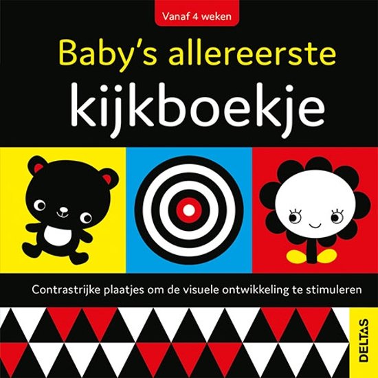 Prentenboek & -kaarten DELTAS Baby's Allereerste Kijkboekje | contrastboek