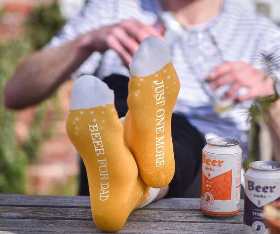 Kousen Luckies Beer Socks Lager, klassiek model