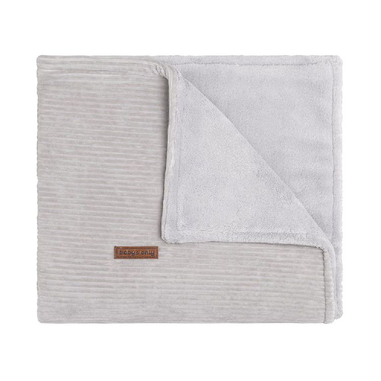 Deken Baby's Only, geschikt voor wieg/draagmand/park | Sense pebble grey