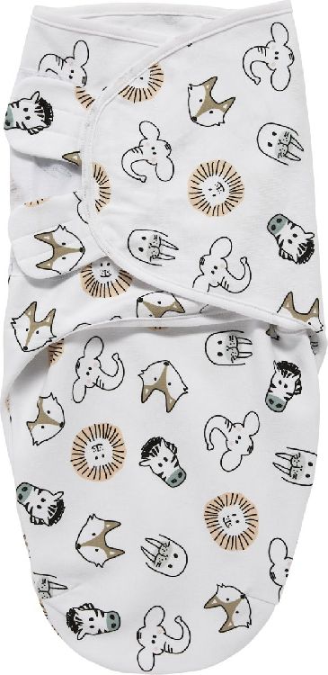 Inbakeren Meyco Baby Swaddle, 0 - 3 maand | Animal
