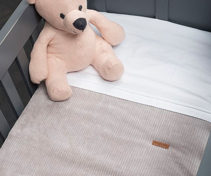 Deken Baby's Only, geschikt voor babybed 60x120/babybed 70x140 | Sense pebble grey