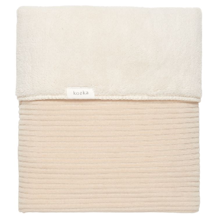 Deken Koeka, geschikt voor babybed 60x120/babybed 70x140 | Vik sand
