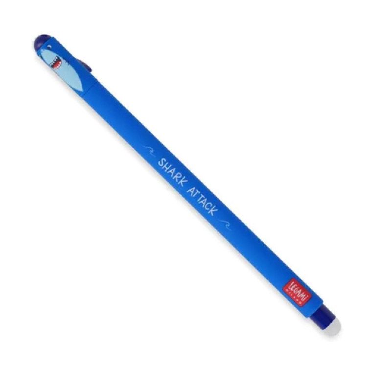Balpen Legami Erasable Pen, gel, blue | Erasable Pen Legami/Shark