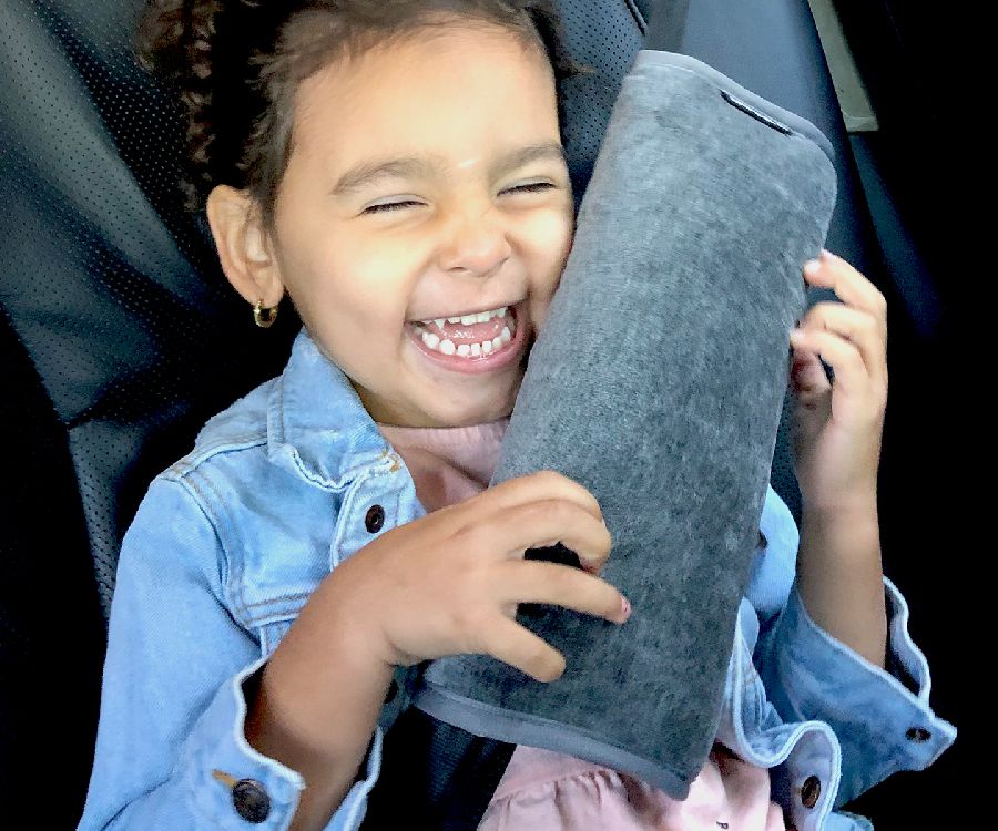 Gordelbeschermer Dooky Seatbelt Pillow | Dark Grey