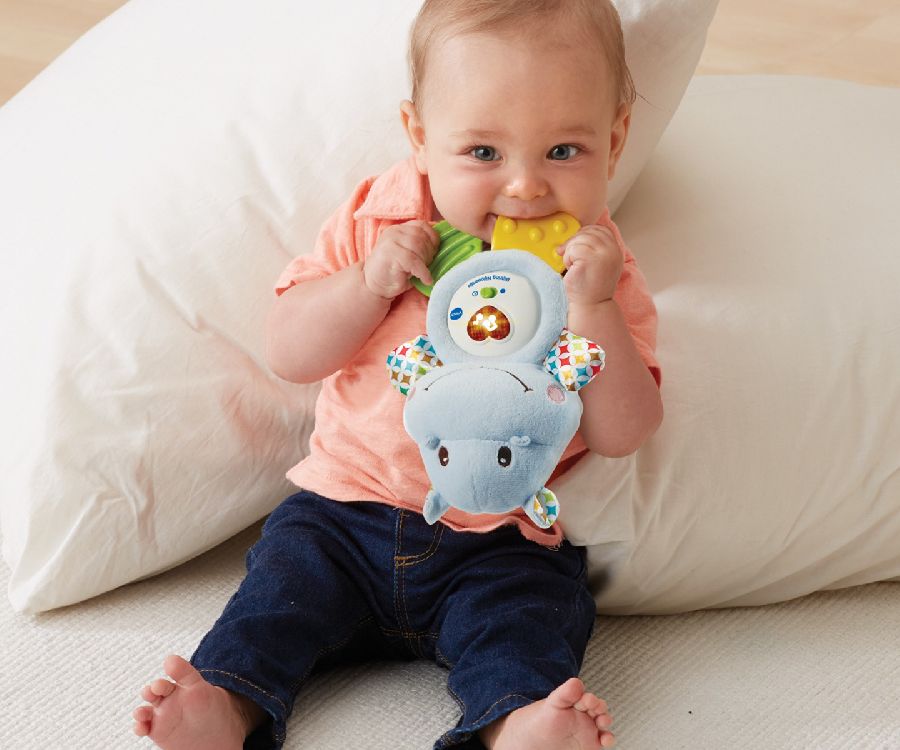 Activiteitenknuffel Vtech, Bijtring Nijlpaardje