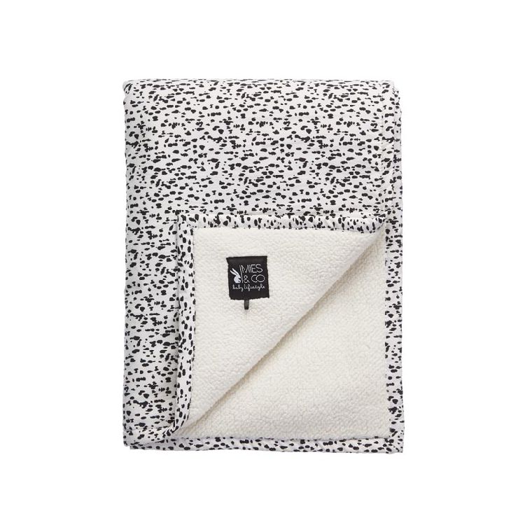 Deken Mies & Co Soft Teddy, geschikt voor wieg/draagmand/park | Wild Child offwhite