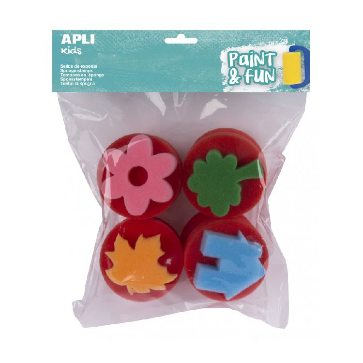 Knutselpakket Apli Sponsstempels Jumbo | Apli Kids Paint & Fun
