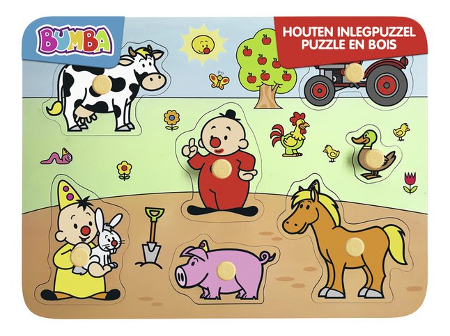 Inlegpuzzel Bumba Boerderij | Bumba Puzzelplezier