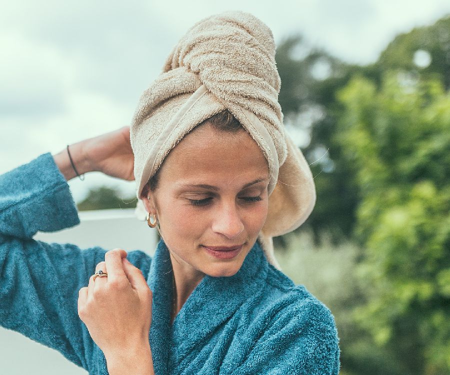 Handdoek Timboo Bamboo XL | Timboo frosted almond