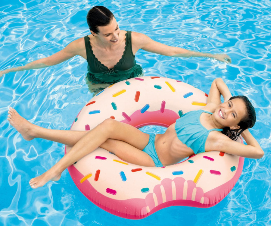 Zwemband Intex, Rainbow Donut Tube