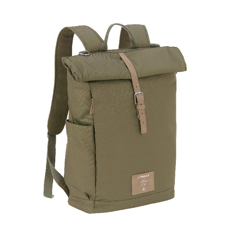 Verzorgingstas Laessig Rolltop Backpack, rugzak met luiermat | Green Label