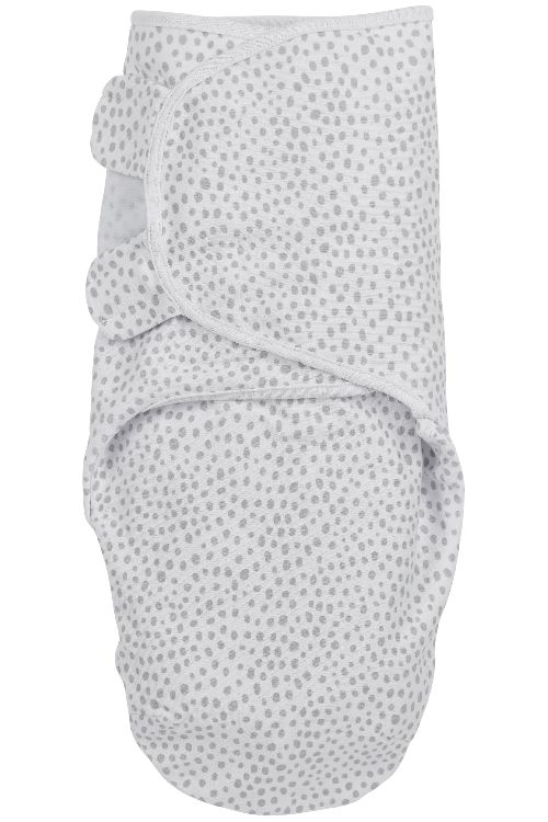 Inbakeren Meyco Baby Swaddle, 0 - 3 maand | Cheetah light grey