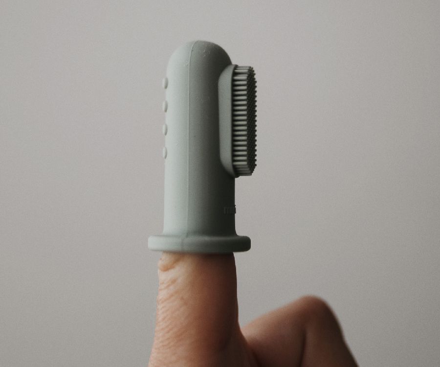 Vinger tandenborstel Mushie