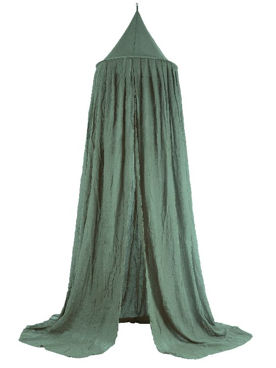Klamboe Jollein Klamboo, geschikt voor babybed/eenpersoonsbed | Vintage ash green