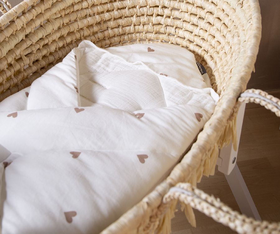 Wikkeldeken Childhome Babywrapper universeel | Hearts
