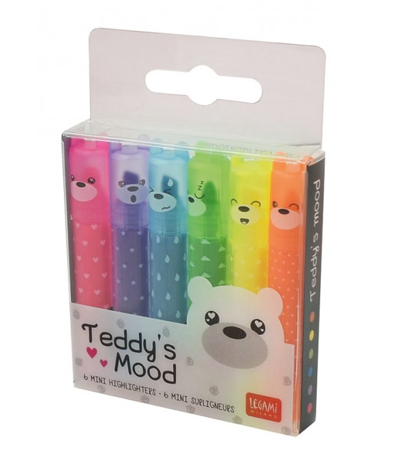 Stift Legami Teddy's Mood, tekstmarker | Teddy