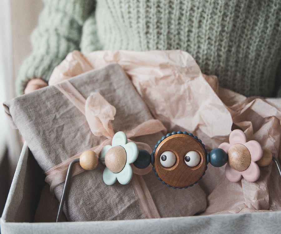 Speelboog met speeltje Babybjorn Googly eyes