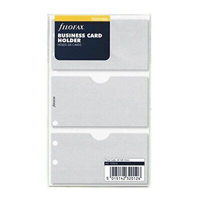 Agendavulling Filofax Org Und Personal Business Card Holder Double Sided, visitekaarthouder, geschikt voor Filofax