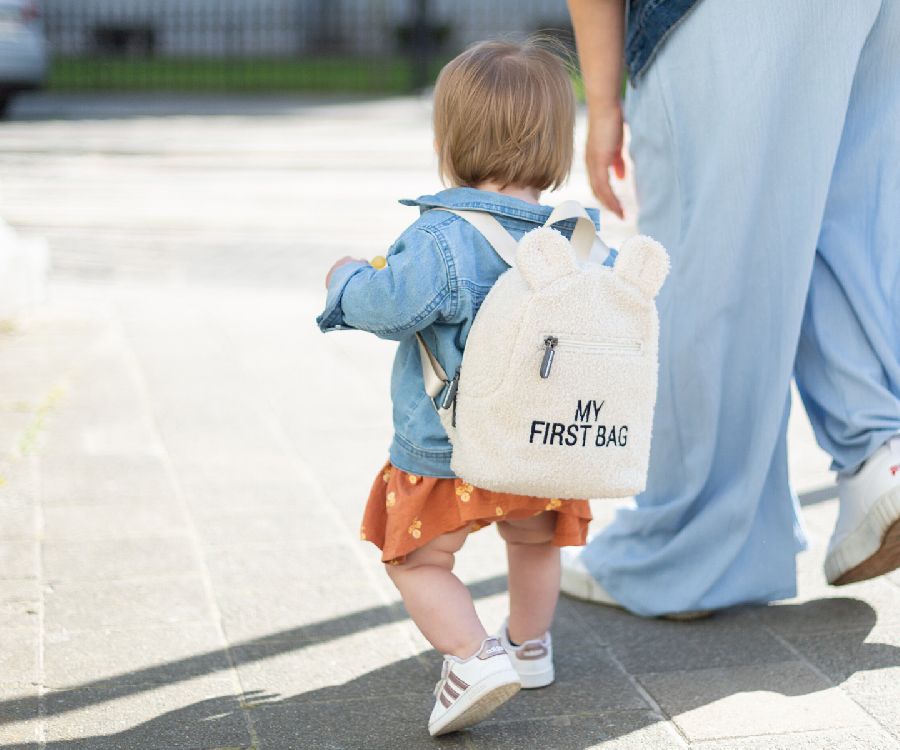 Rugzak Childhome My First Bag Teddy | Teddy white