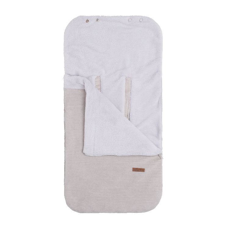 Voetenzak Baby's Only Footmuff, geschikt voor autostoel groep 0+ | Sense pebble grey auto