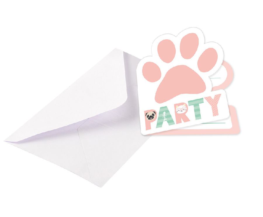 Feestartikelen AMSCAN, uitnodiging | Hello Pets