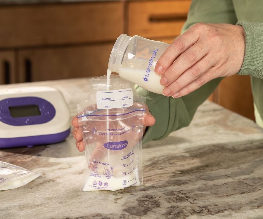Bewaarzakje/potje Lansinoh Moedermelk Bewaarzakjes, geschikt voor borstpomp Lansinoh 2 in 1 Elektrische borstpomp/Manual Breast Pump/Single Electric Breast Pump Compact/Draadloze enkelzijdige kolf/Draadloze dubbelzijdige kolf/Handkolf