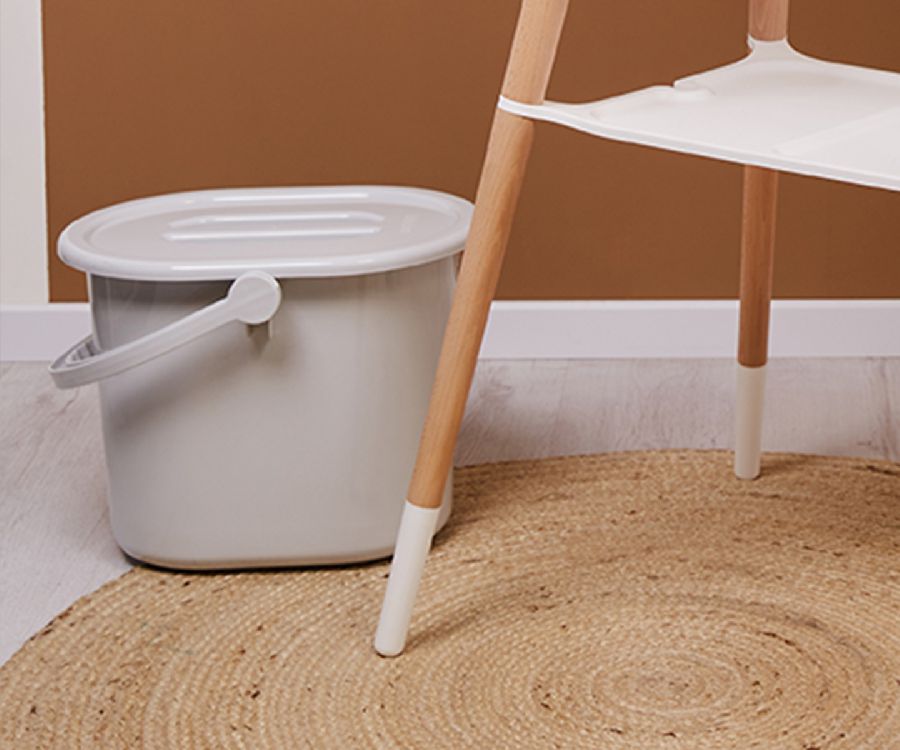 Luieremmer Bébé-Jou Nappy pail | Light Grey