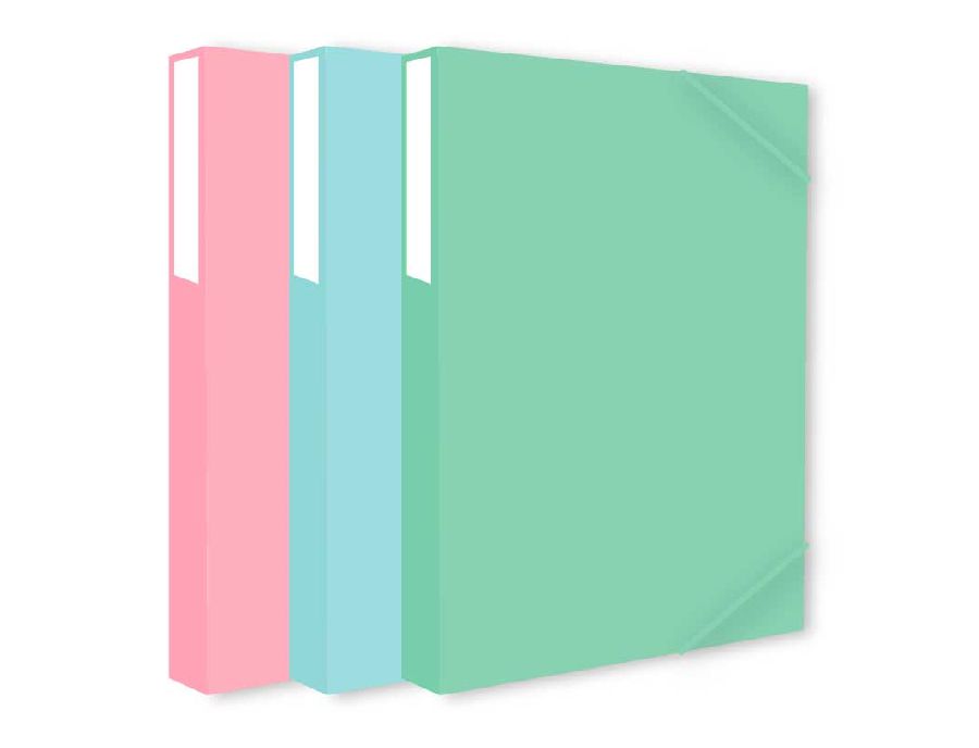 Dossiermap Danneels Elastobox PP | Pastel