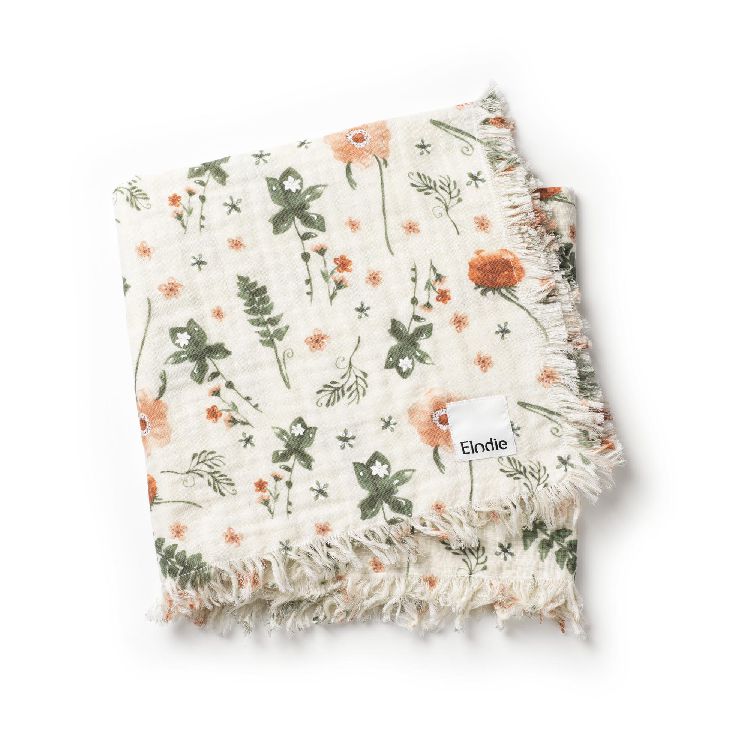 Deken Elodie Details Soft Cotton, geschikt voor wieg/draagmand/park | Max in the meadow
