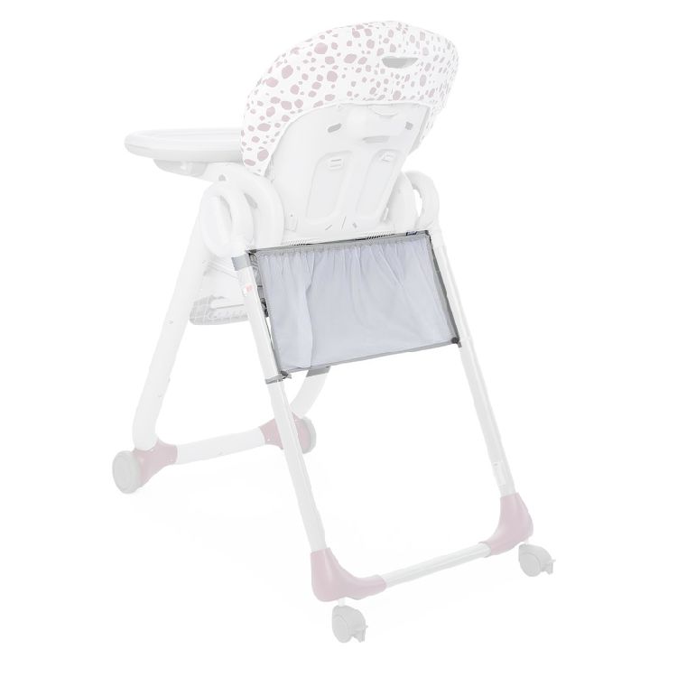 Chicco - Eetstoel Polly Easy - Van 6 Maanden tot 3 Jaar (15kg) - Verstelbare Rugleuning - Instelbare Hoogte - Inklapbaar - 4 Wielen - Grey Melange