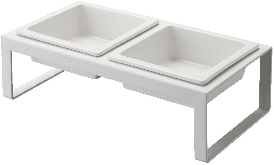 Voeder/drinkbakje Yamazaki Pet Food bowl Stand Set