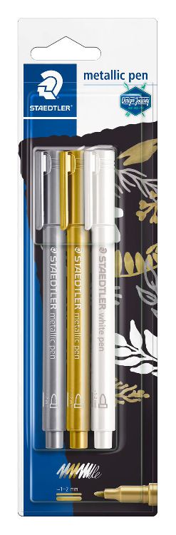 Stift Staedtler Metallic Pen, non permanent marker | Design Journey