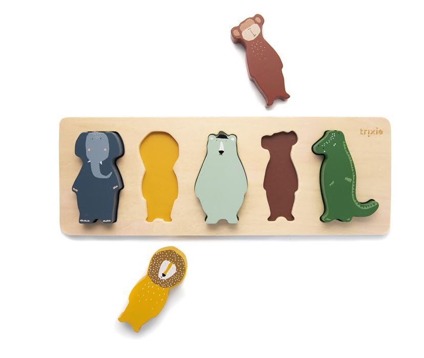 Inlegpuzzel Trixie Shape puzzle | Playtime