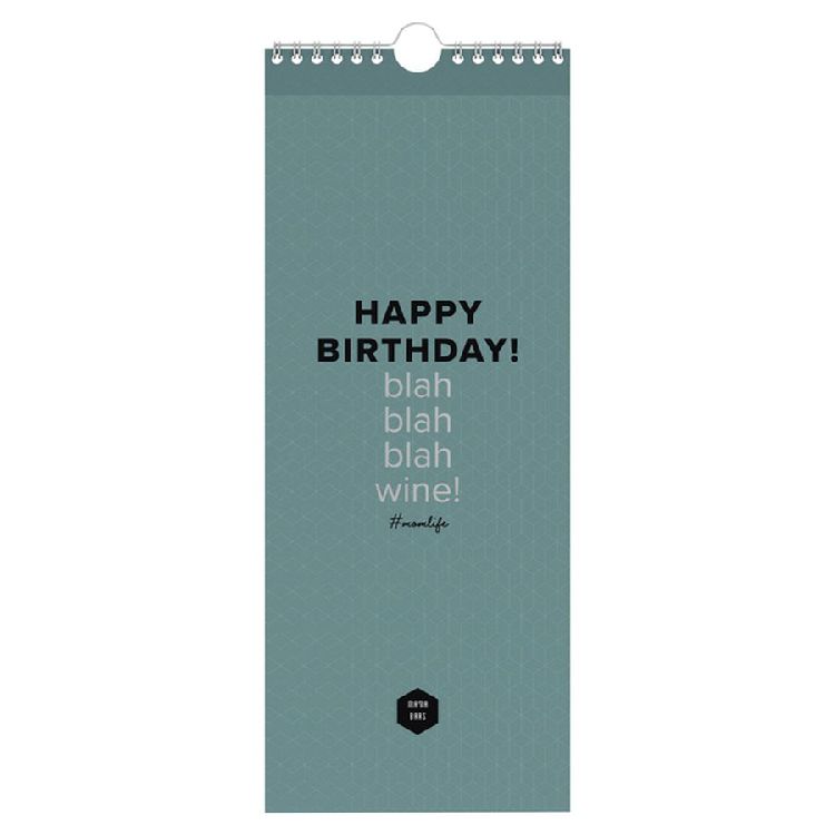 Kalender Lannoo Graphics, verjaardagskalender | Mama Baas