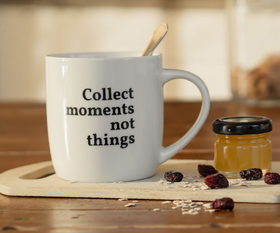 Drinkbeker Arthur & Gusti collect moments not things | Mug