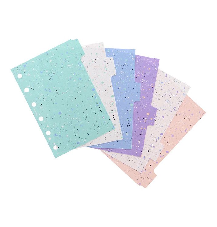 Agendavulling Filofax pocket dividers, tabbladen, geschikt voor Filofax