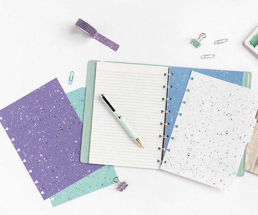 Agendavulling Filofax A5 Notebook Dividers, tabbladen, geschikt voor Filofax
