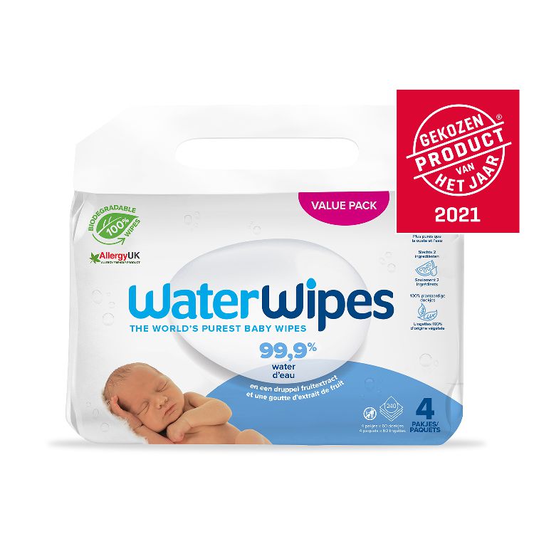 Vochtige doekjes WaterWipes Bio