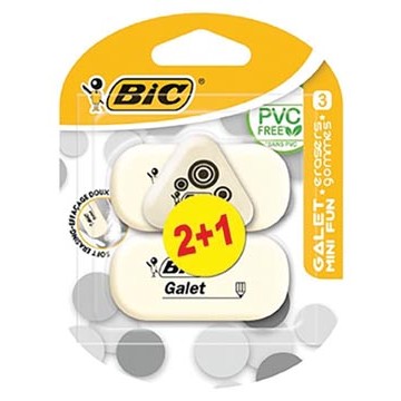 Gom Bic 2 Galet + 1 Mini Fun